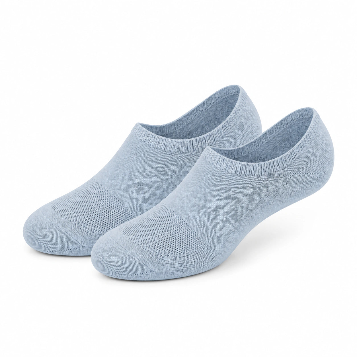 Sneakersocken Größe 39-42 Hellblau aus Textil - niedrig geschnitten atmungsaktiv