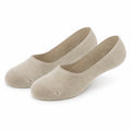 Füßlinge Größe 43-46 Beige Textil Unsichtbar
