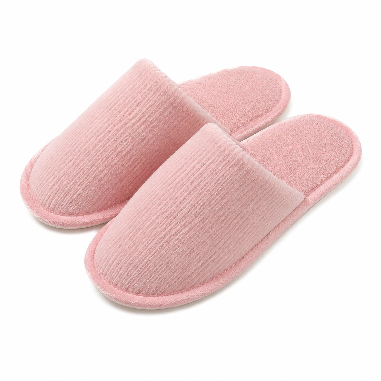 Hausschuhe Größe 40/41 Rosa Textil mit offener Ferse
