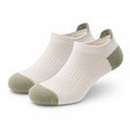 Sneakersocken 35-38 aus Stricktextil in Cremegrün für Alltag und Sport
